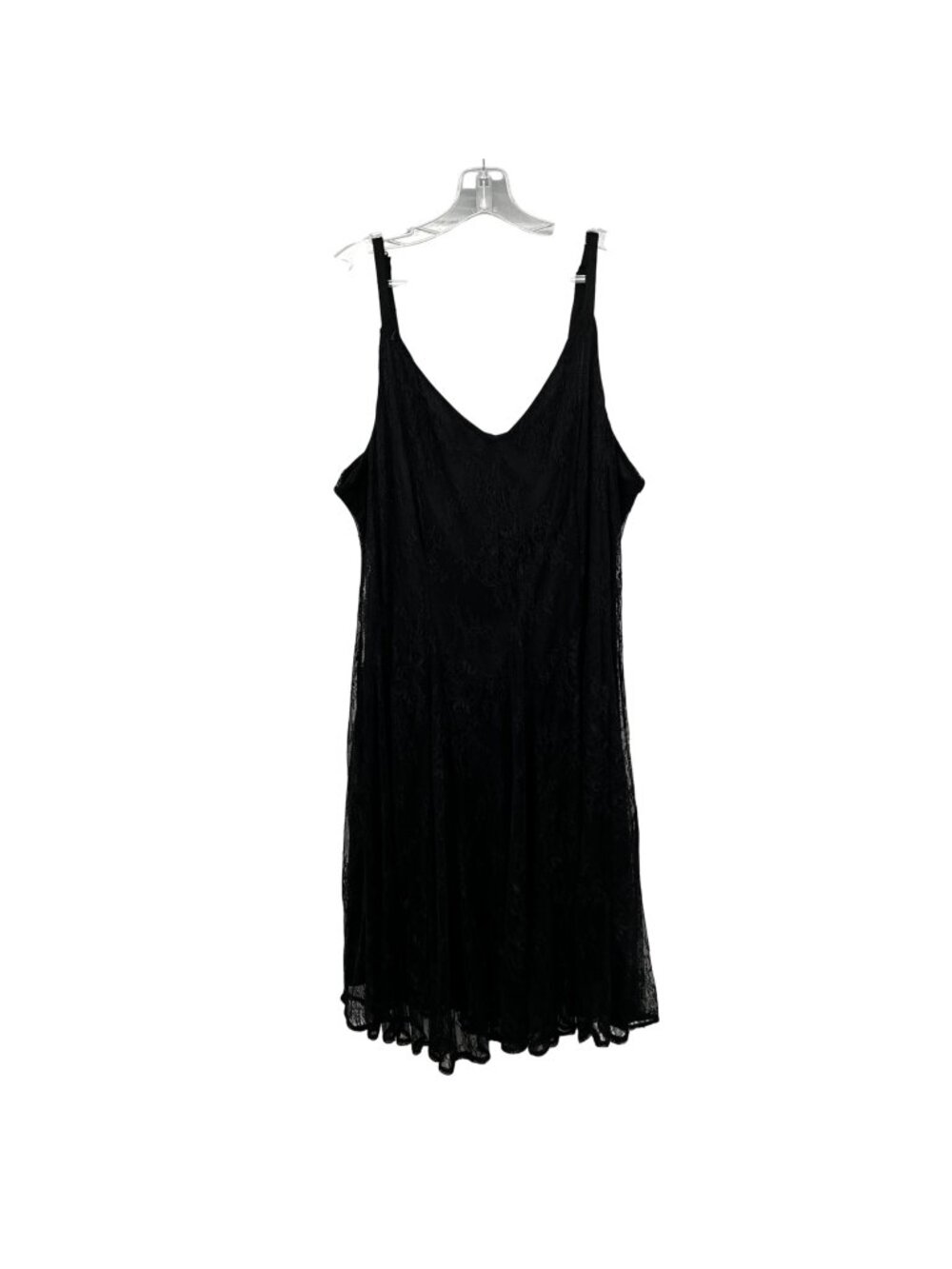 TORRID Womens Lace Shift Dress Sleeveless V-Neck Black Size 3X